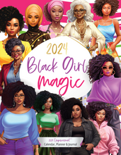 Load image into Gallery viewer, 2024 Black Girl Magic: Empowerment Calendar/Journal/Planner
